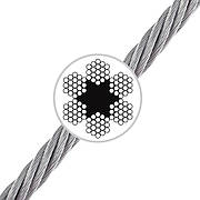 Канат ДСТУ 3070-88 (6х19) змащені