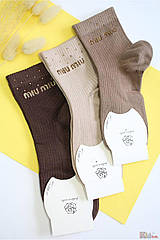 ОПТОМ Шкарпетки ароматизовані "MIU MIU" р.35-40 (24-26(38-40) см.)  Pier Lone 2125000868158
