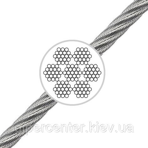 Канат ДСТУ 3067-80 (6х19) ОЦ з металевим осердям, фото 1