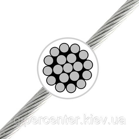 Канат DIN 3053 (1х19) ОЦ, фото 1
