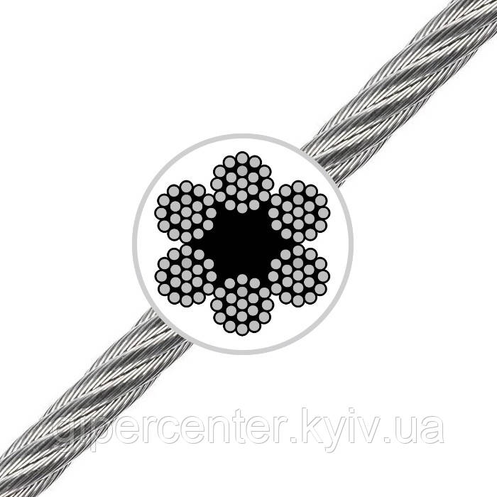 Канат DIN 3060 (6х19) ОЦ
