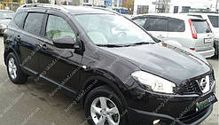 Вітровики вікон Ніссан Кашкай 2 J11 (дефлектори бічних вікон Nissan Qashqai 2 J11)