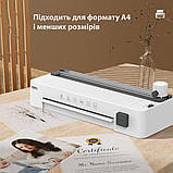 Ламінатор офісний DELI T109, А4, 125мкм, 4 в 1 (T109), фото 4