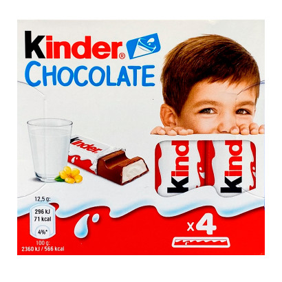 Kinder Chocolate 50g, фото 1