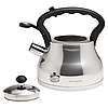 Чайник із нержавіючої сталі Ofenbach KM-100313WH 2.7л зі свистком і ручкою soft touch, фото 4