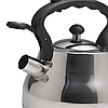 Чайник із нержавіючої сталі Ofenbach KM-100313WH 2.7л зі свистком і ручкою soft touch, фото 5