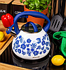 Чайник из нержавеющей стали Kamille KM-0870 2.5л со свистком и ручкой soft touch, фото 9