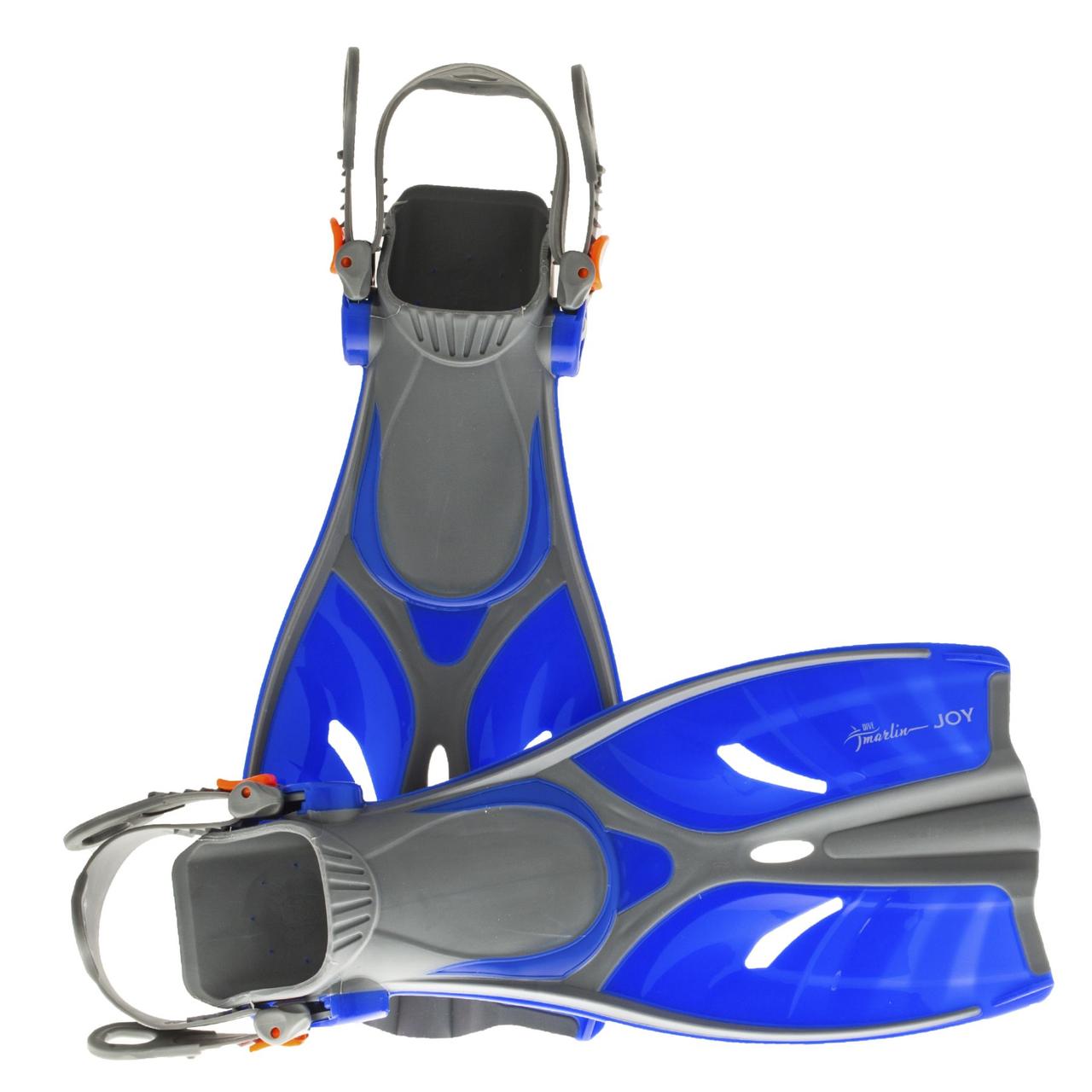 Ласти дитячі резинові Marlin Joy Blue, фото 1