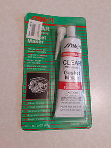 Герметик силіконовий 85 г (прозорий) SANOI