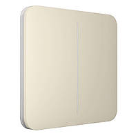 Вимикач Ajax LightSwitch 2-gang Ivory двоклавішний