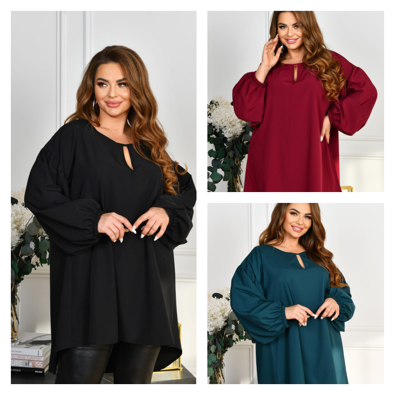 Подовжена туніка трикотаж батал