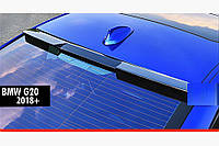 Накладка на спойлер (для G20/G80, Черный Глянец) для BMW 3 серия G20/21 2018- гг
