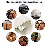 Самоклеюча екошкіра в рулоні 1.37*1m*0.5mm BEIGE WHITE (D) SW-00001348, фото 4