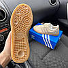 Жіночі кросівки Adidas Spezial Beige Адідас Спеціал бежеві повсякденні замша шкіра демісезон, фото 8