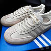 Жіночі кросівки Adidas Spezial Beige Адідас Спеціал бежеві повсякденні замша шкіра демісезон, фото 9