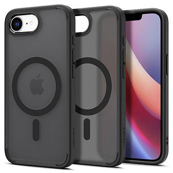 Чохол Spigen для iPhone 16e — Ultra Hybrid MagFit, Frost Black (ACS09144)
