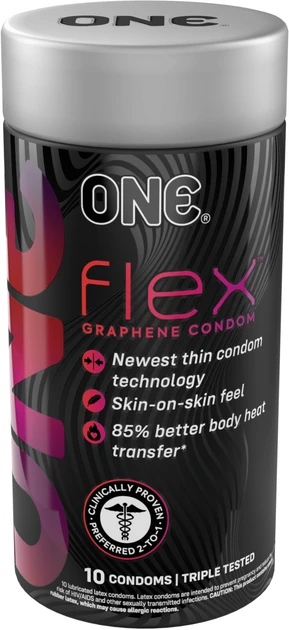 Презервативи One Flex Графенові ультратонкі 10 шт