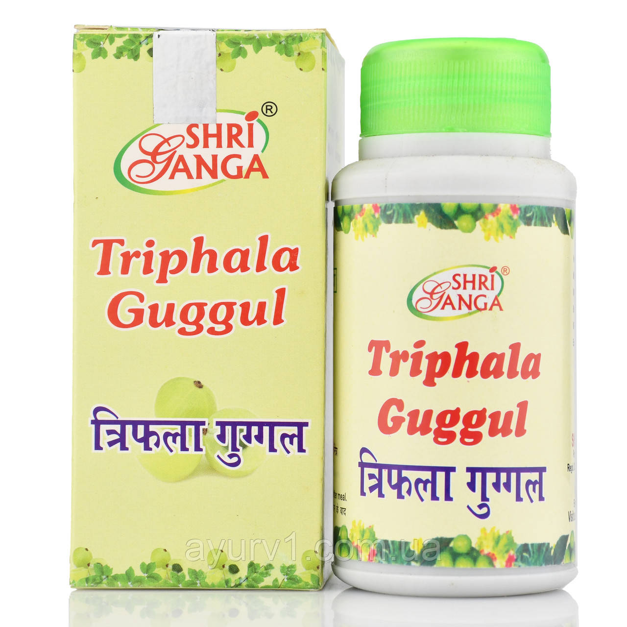 Трифала Гуггул, Шрі Ганга,Trifala Guggul, Shri Ganga,100 г