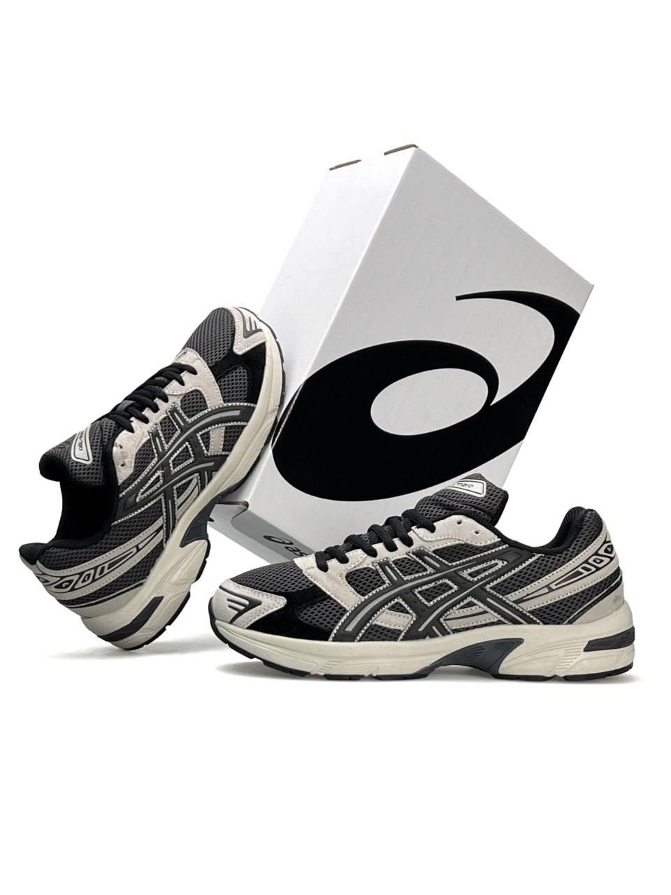 Чоловічі кросівки замшеві текстиль ASICS Gel-1130 Grey Black, кеди чоловічі Асикс замша сірі. Чоловіче взуття