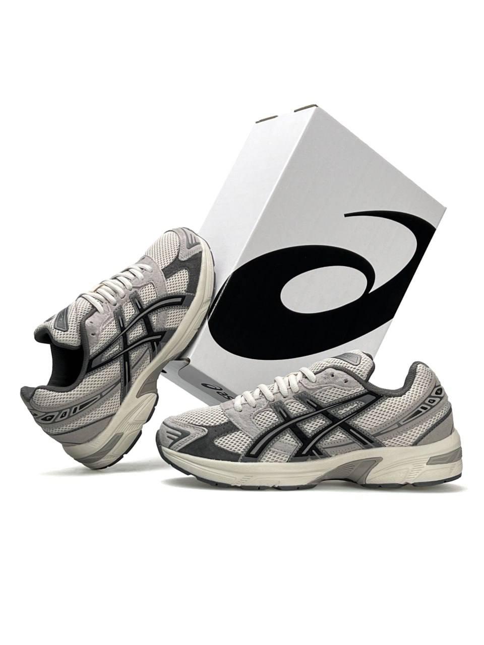 Чоловічі кросівки замшеві текстиль ASICS Gel-1130 Light Grey, кеди чоловічі Асікс замша сірі. Чоловіче взуття