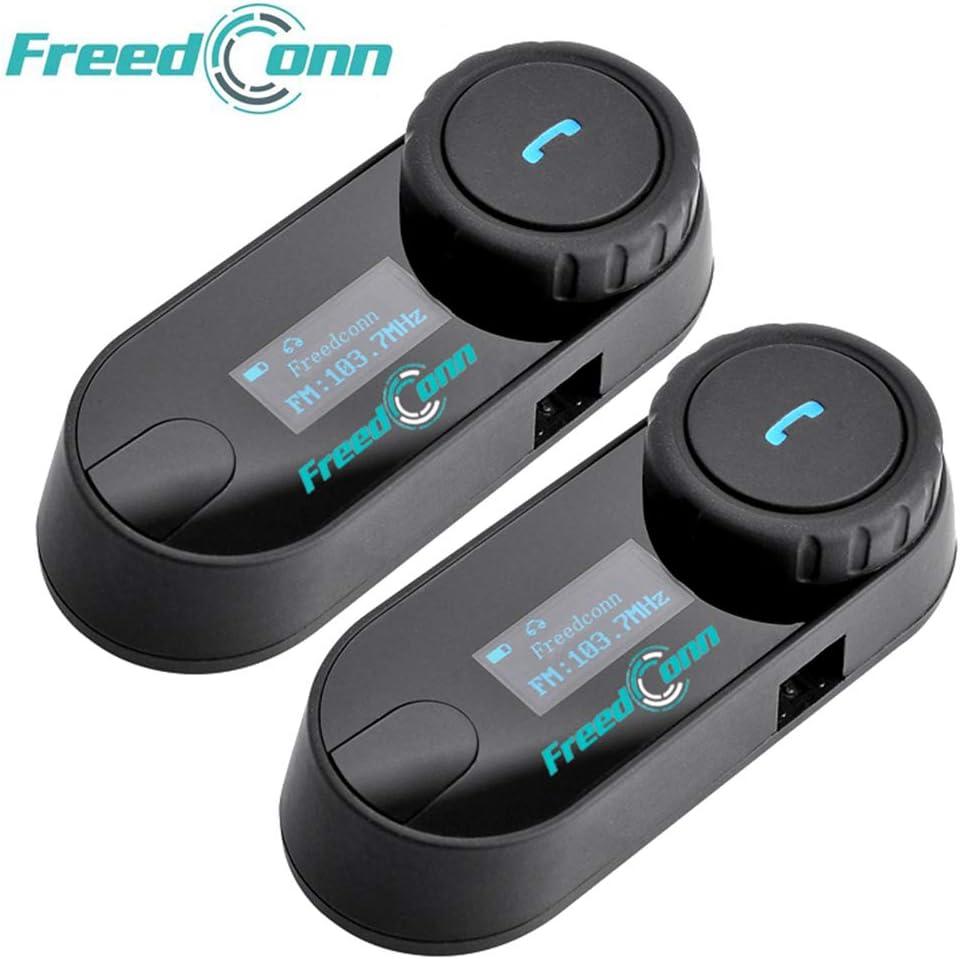 Гарнітура для інтеркома FreedConn T-COMSC для мотоциклетного шолома з Bluetooth, (2 шт. в пакованні), фото 1