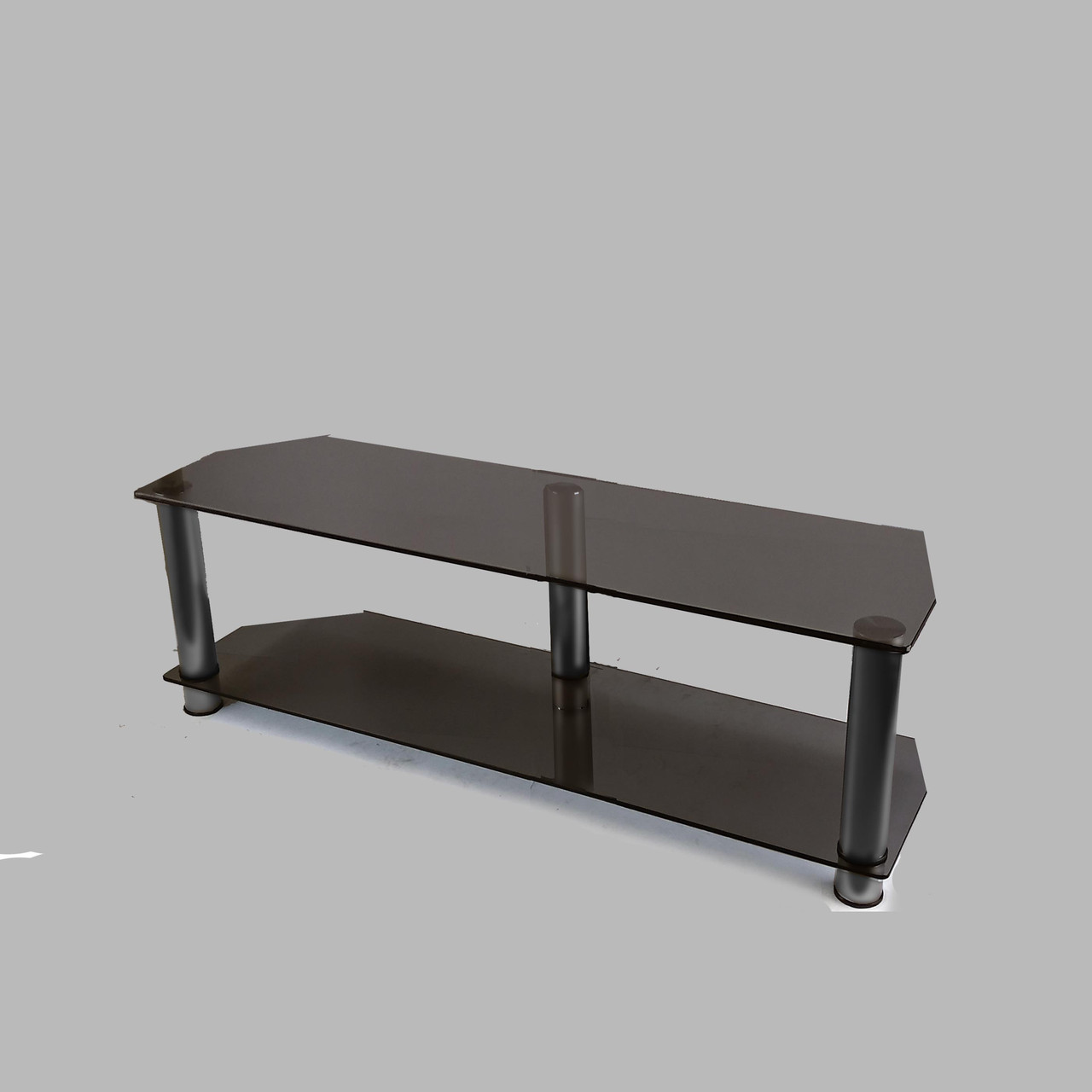 Тумба ТВ зі скла 1100х350х374 Commus Меридіан New Mini bronza-met