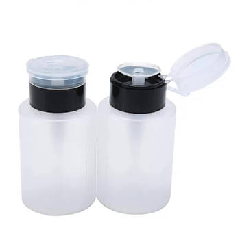 Помпа для рідин пластикова 150 мл біло-чорна