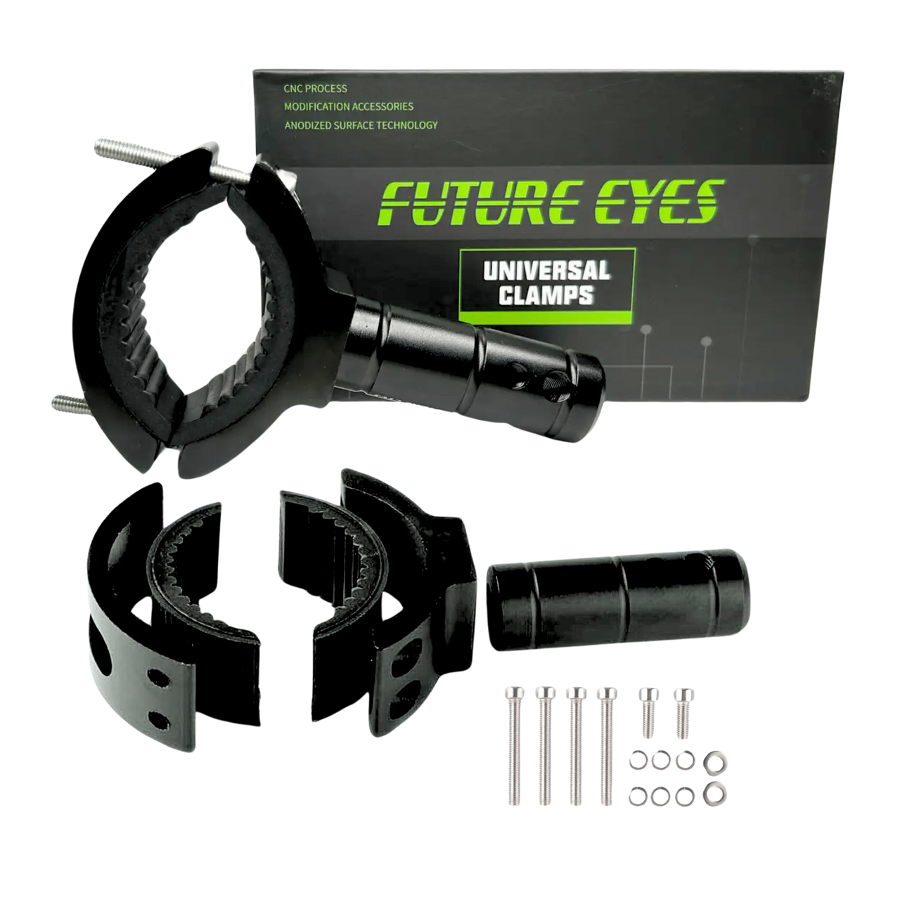 Універсальні кріплення мото фар на вилку  Future Eyes для мотоциклів