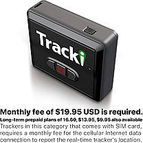 Tracki GPS-трекер для транспортних засобів, автомобілів, дітей, майна. Потрібна передплата. Пристрій злеж, фото 5