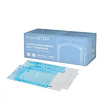 Пакети самоклеючі Microstop для стерилізації в автоклаві 60х110 мм, 200 шт