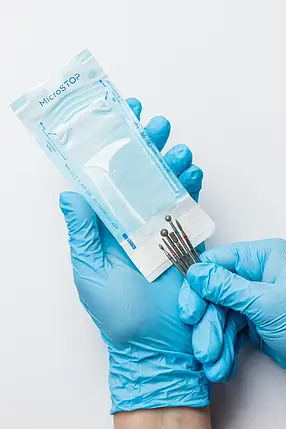 Пакети самоклеючі Microstop для стерилізації в автоклаві 60х110 мм, 200 шт, фото 2