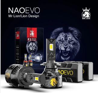 Світлодіодні LED автолампи NaoEvo P1 Наоево P1 H7 140W 16800LM 6500K з обманкою (Canbus)