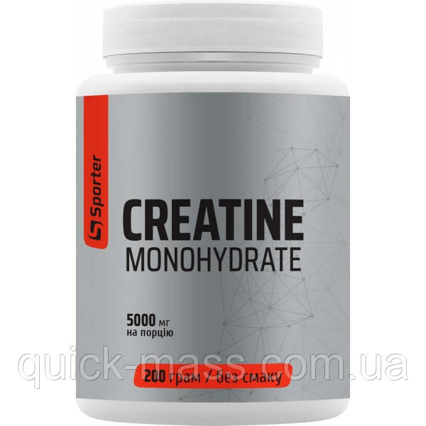 Креатин Sporter Creatine monohydrate - 200 г