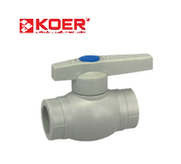 Кран кульовий для холодної води д. 25 ППР Koer (ручка)