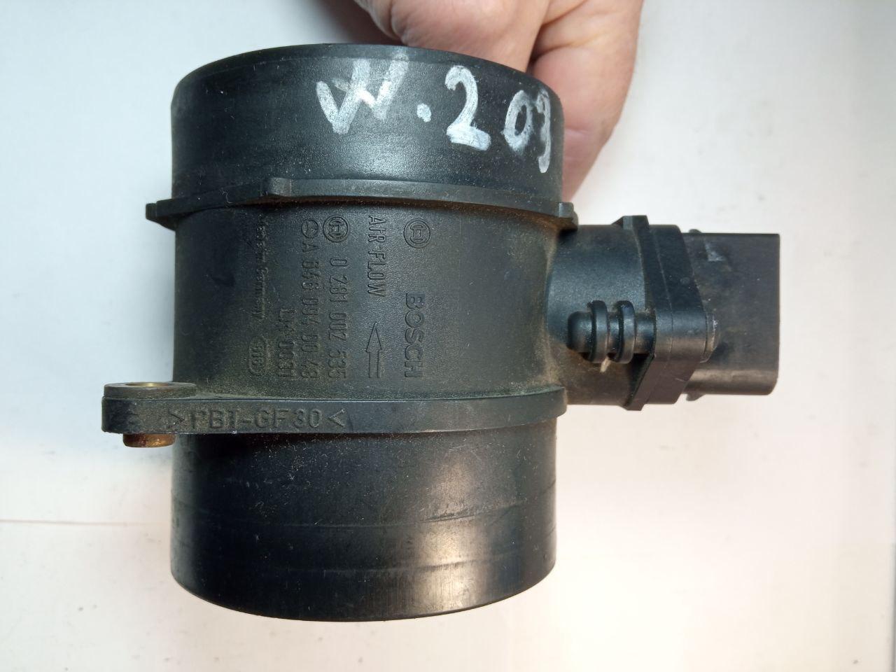 Витратомір повітря Bosch 0281 002 535/ A646 094 0048 W203 Mercedes