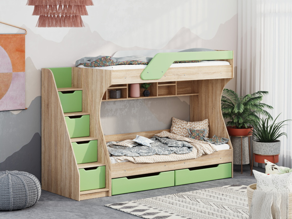 Двоярусне ліжко Кадет, фото 1