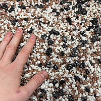 Набір кам'яний килим 22.2кг Creto (каміння + клей) Горизонтальний MIX plastall