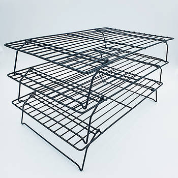 Набір кондитерських решіток для сушіння та глазурування — 3 шт.