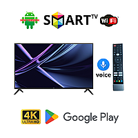 Телевізор AKAI 34" Smart DVB/T2/FullHD/USB Android 15.0 блютуз + голосове управління
