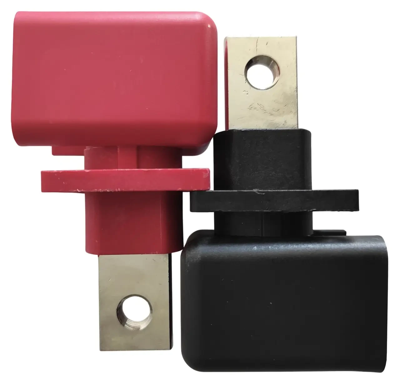 Корпусна прохідна клема з кришкою CF 300А (червона та чорна)