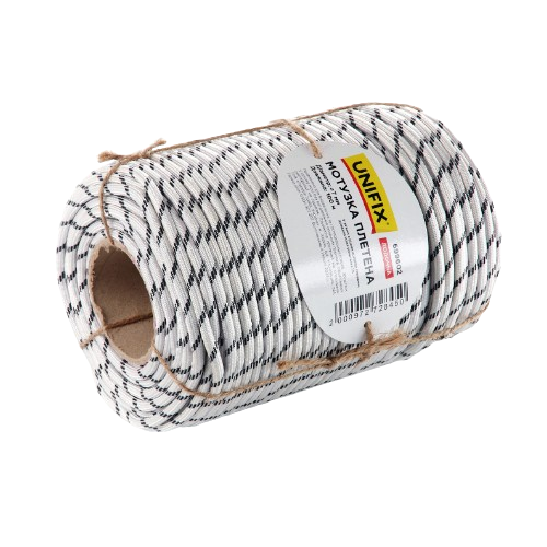 Мотузка човника плетена d7мм 100 м UNIFIX