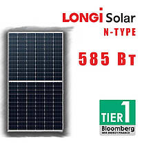 Монокристалічний сонячний фотомодуль LONGI SOLAR HPBC Hi-MO6 LR5-72HTH-585M, 585 W MONO, фото 3