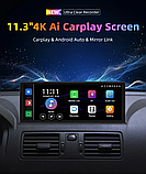 Автомобільний медіа монітор T132 12.3'' DVR Auto CarPlay (1 камера) Wi-Fi Bluetooth FM, фото 6