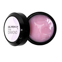 Гель для нарощування Komilfo Gel Premium  Pink Diamond, 15 г