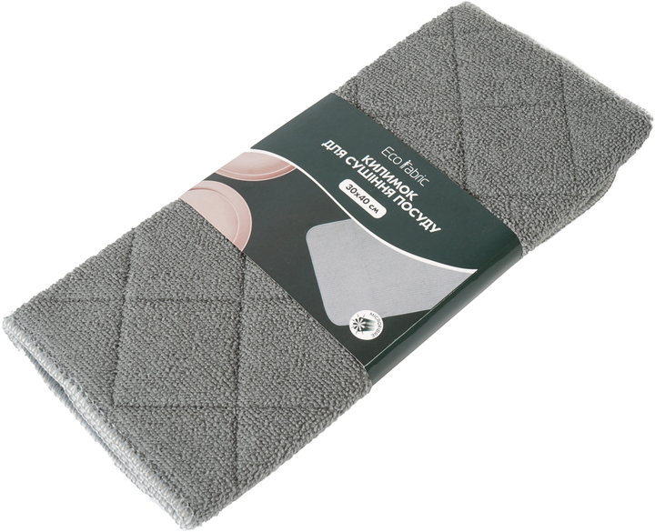 Килимок для сушіння посуду Eco Fabric 30*40 см ромб (EF-3040-RM)
