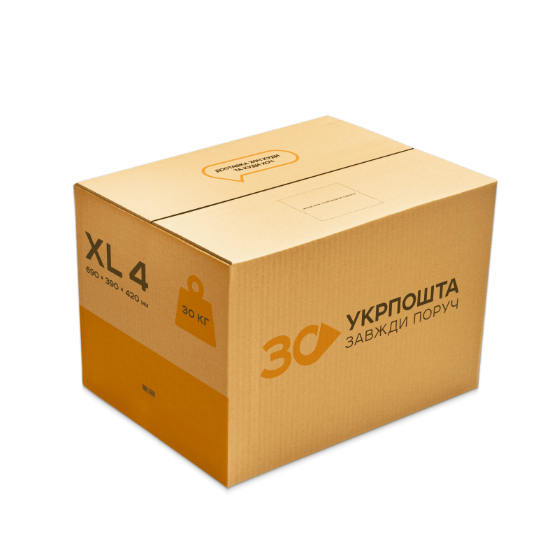 Коробка укрпошта L