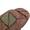Спальний мішок ковдра зимовий з капюшоном (спальник) до -17°C ЗСУ Зима Койот (sp-010-5), фото 7