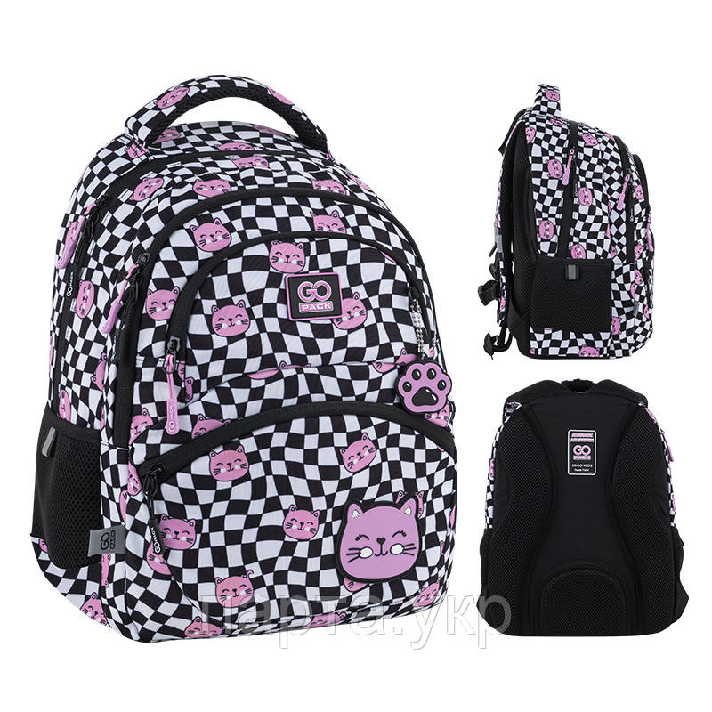 Рюкзак шкільний GoPack Education Pretty Kitties GO25-175M-2