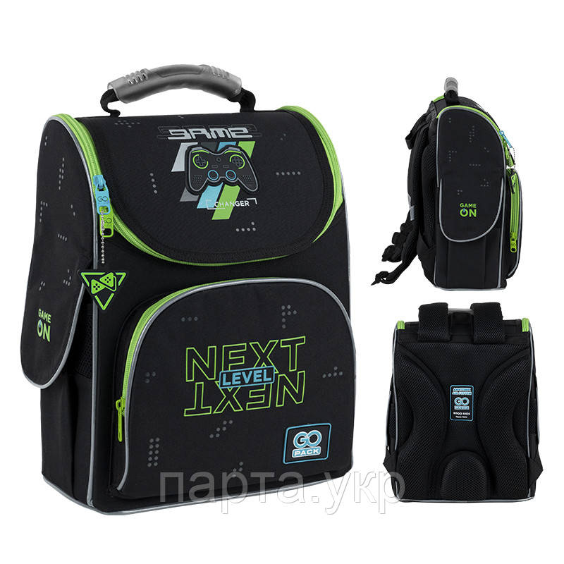Рюкзак шкільний каркасний GoPack Education Next Level GO25-5001S-7, фото 1