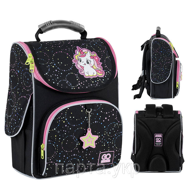 Рюкзак шкільний каркасний GoPack Education Magical Unicorn GO25-5001S-4